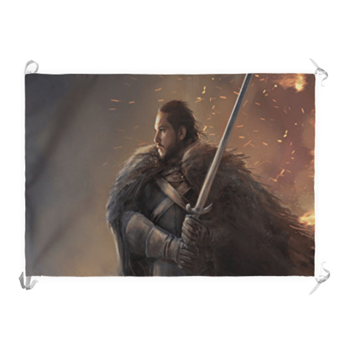 Estandarte-Bandera de Jon Snow, Juego de Tronos