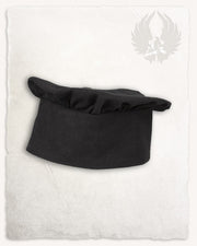 Boina medieval italiana Armin - negra