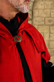 Abrigo de peregrinos y magos modelo Abraxas (algodón rojo)