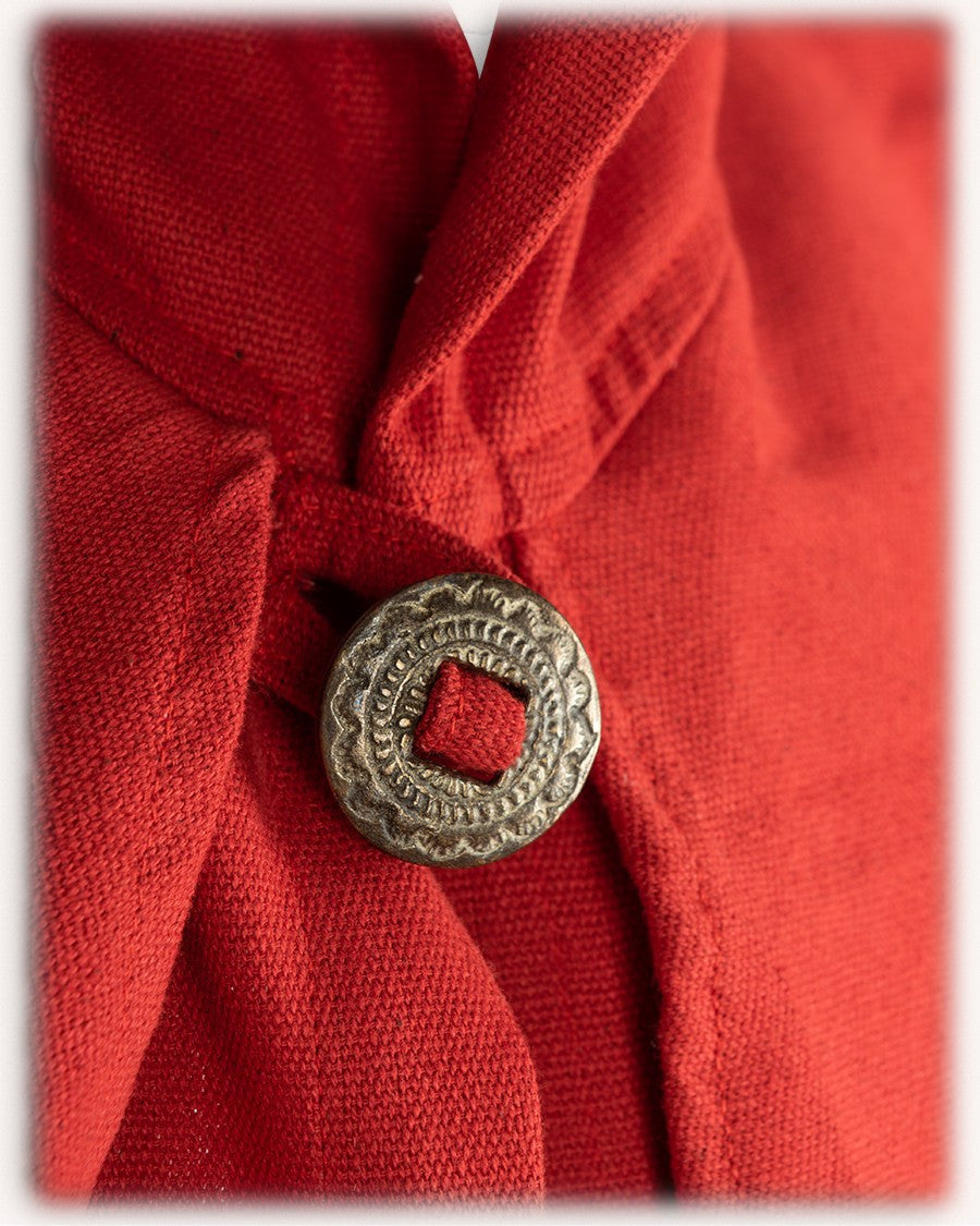 Abrigo de peregrinos y magos modelo Abraxas (algodón rojo)