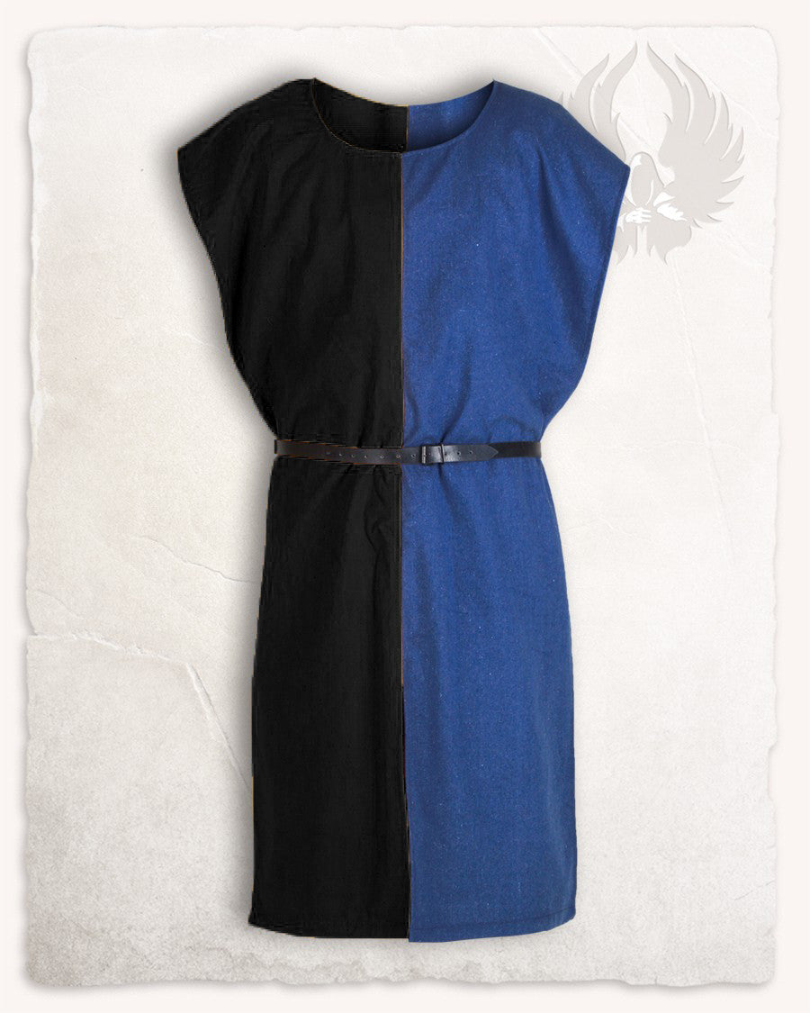 Tabardo bicolor negro-azul modelo Ignaz