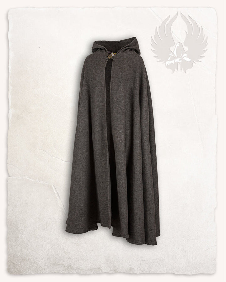 Capa medieval de lana gris modelo Gora