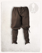 Pantalones medievales en algodón modelo Ketill, marrón