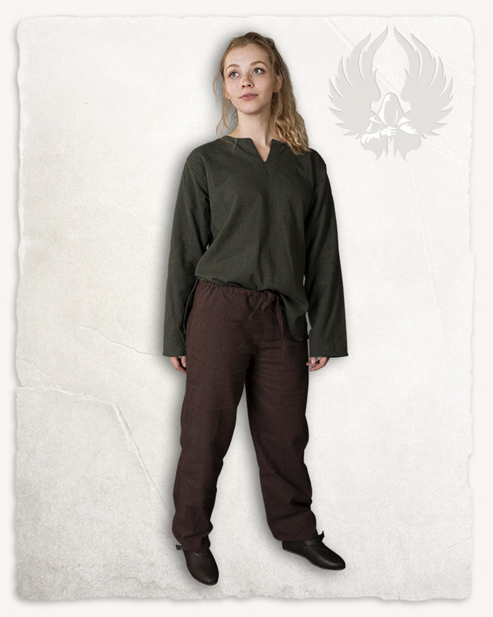 Pantalones medievales en algodón marrón modelo Kasimir