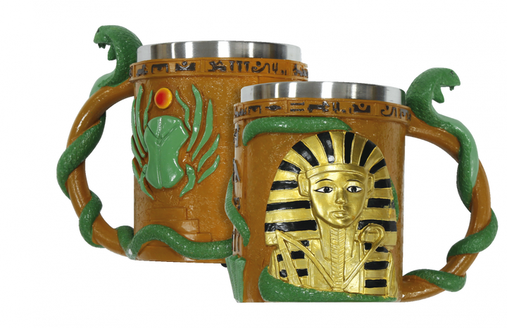 Taza Egipcia Tutankamon, decorativa (1 unidad)