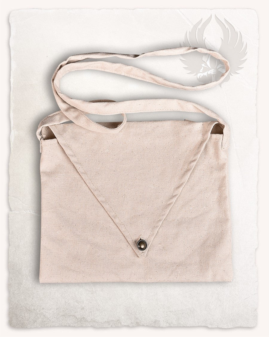 Bolsa de hombro medieval modelo Helbig, color crema