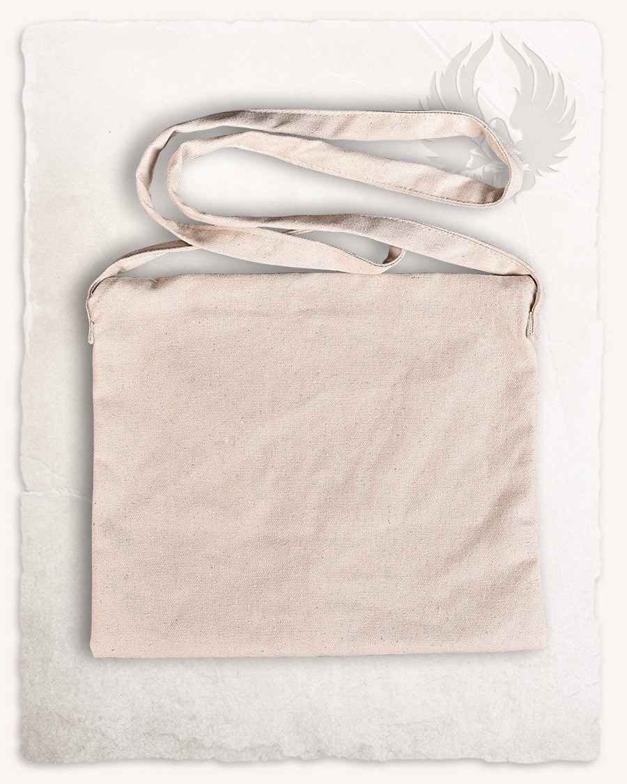 Bolsa de hombro medieval modelo Helbig, color crema