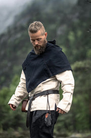 Gugel vikingo modelo Halfdan, color negro