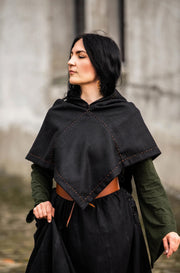 Gugel vikingo modelo Halfdan, color negro