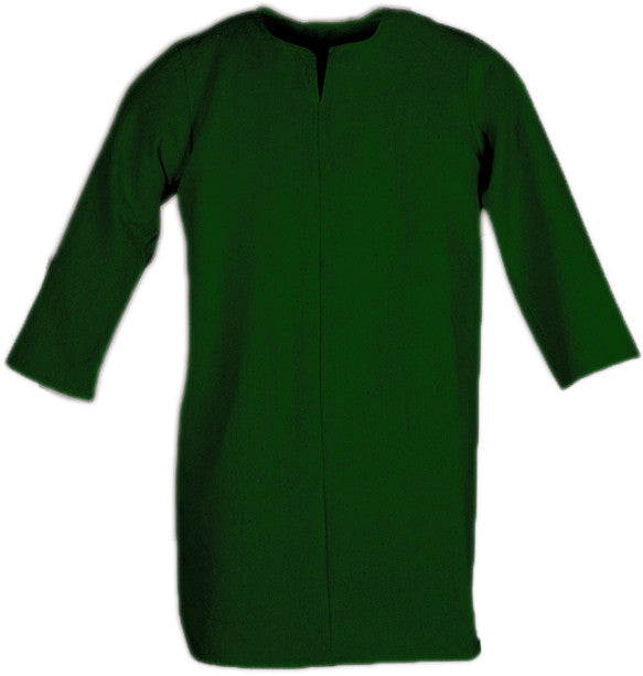 Túnica medieval verde para niños modelo Niko