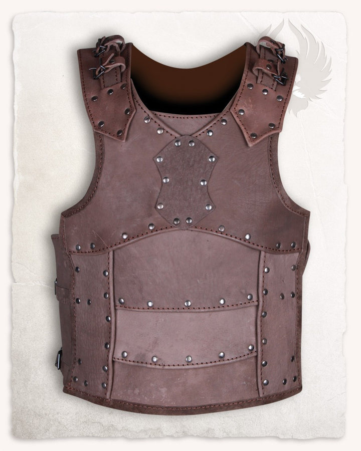 Armadura medieval de cuero marrón modelo Albrecht