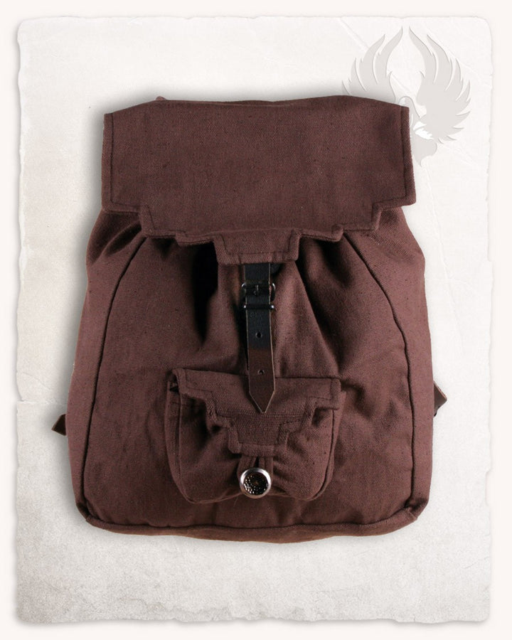 Mochila medieval en algodón modelo Borchard, color marrón