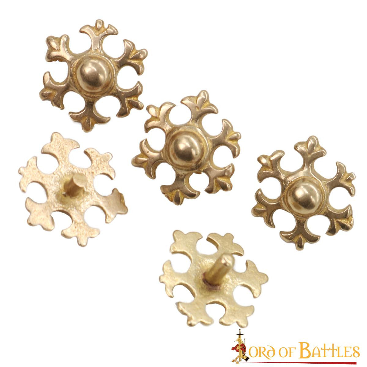 Set 5 piezas decorativas flor de lis
