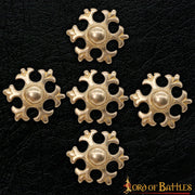 Set 5 piezas decorativas flor de lis