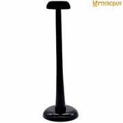 Soporte de exhibición para cascos en madera negra