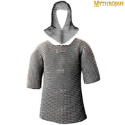 Set cota de malla con verdugo acabado pulido zinc (talla M)