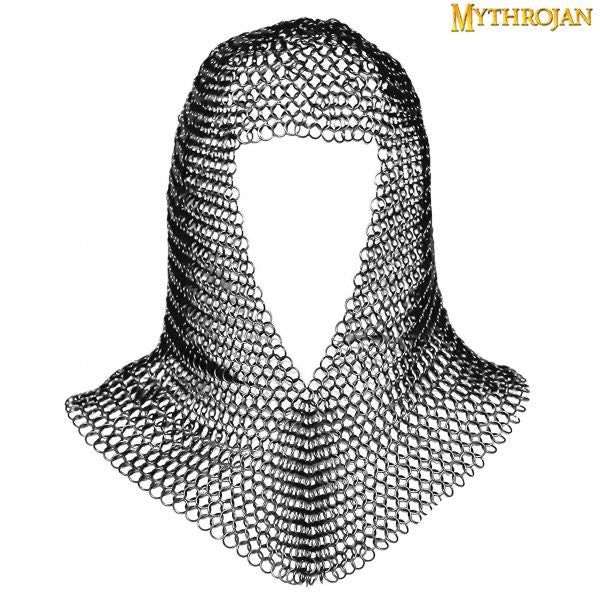 Set cota de malla con verdugo acabado pulido zinc (talla M)