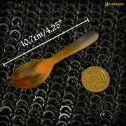 Set 4 cucharas medievales en asta de cuerno