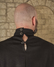 Túnica de peregrino o mago modelo Abraxas, negra