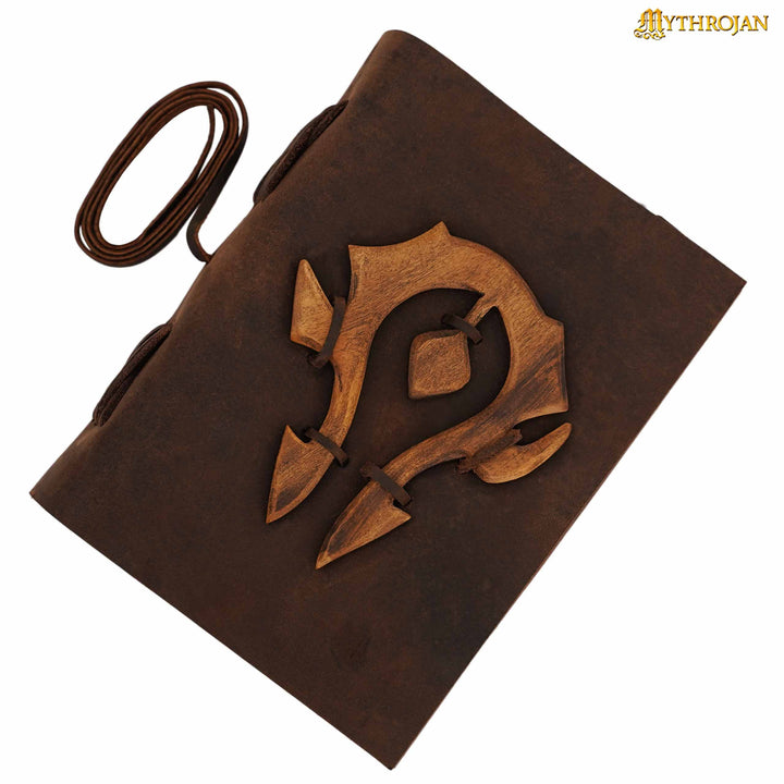 Diario cuero marrón Por La Horda, World of Warcraft