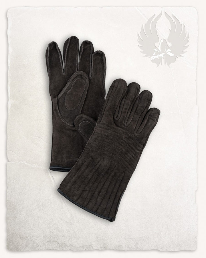 Guantes Clemens medievales en color Marrón oscuro