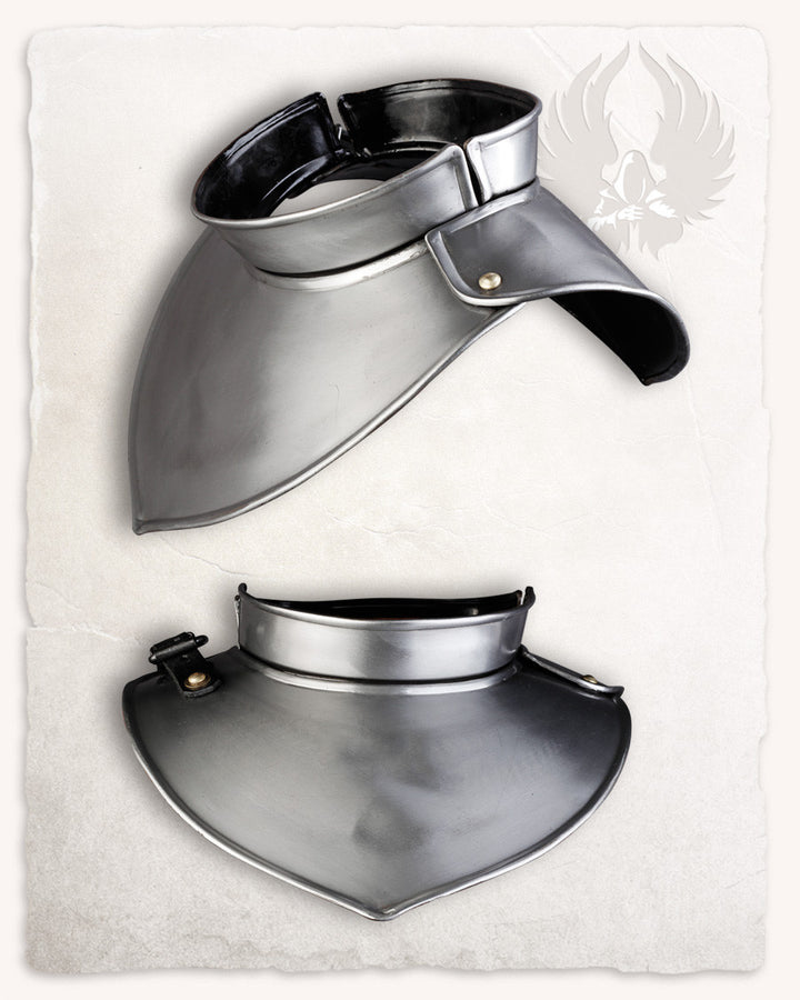 Gorjal medieval Lucas en acero