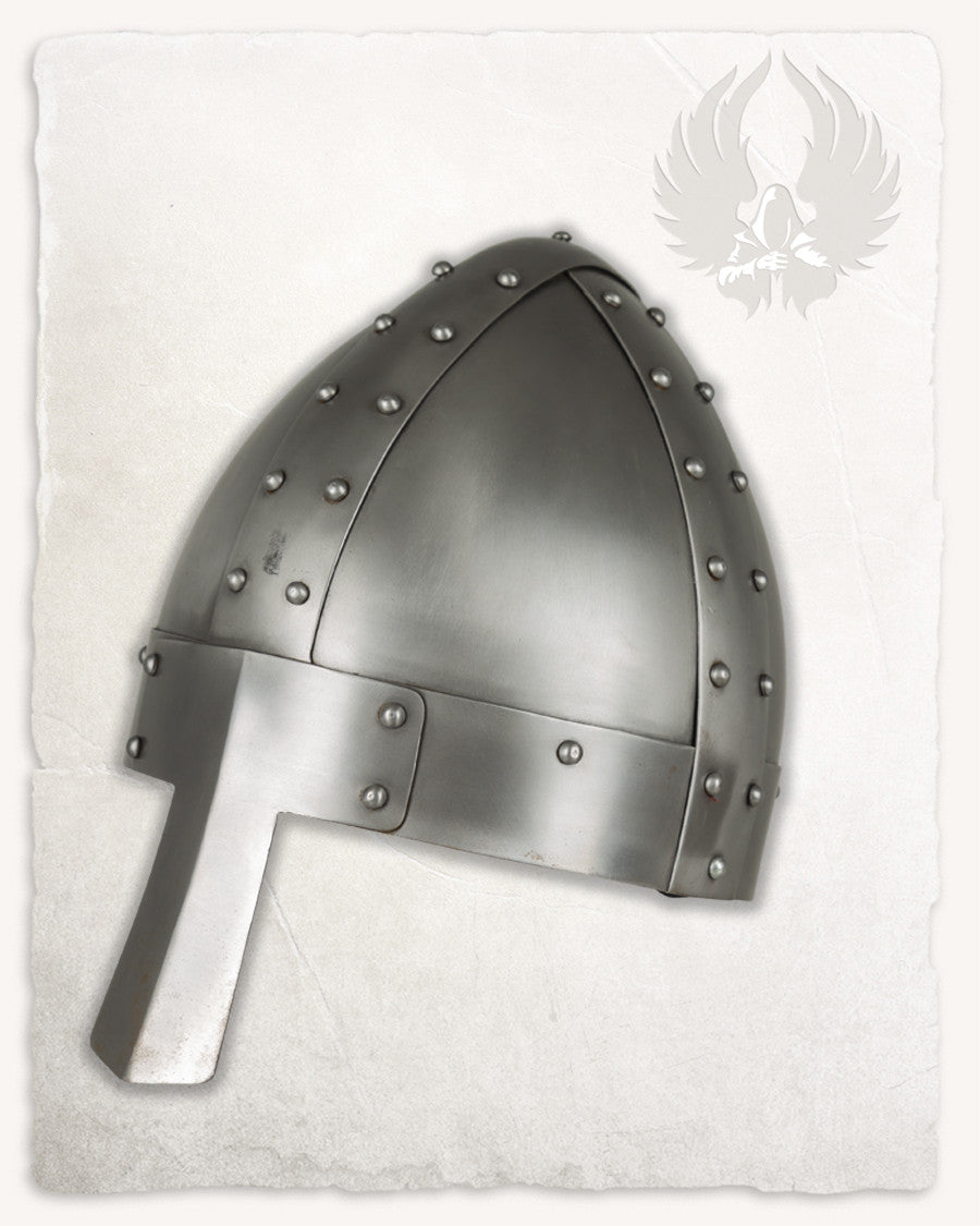Casco tipo Spangenhelm de Thor en acero