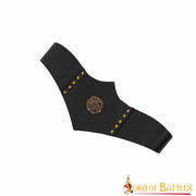 Cinturón de cuero Royal Huntress, cuero negro