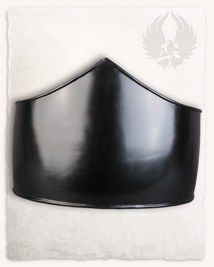 Pancera medieval modelo Friederich, acabado ennegrecido