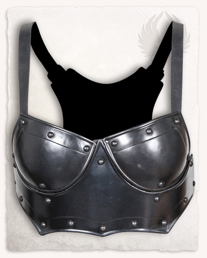 Peto medieval Amazona modelo Mina, acabado ennegrecido