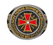 Anillo en acero Sello Caballeros Templarios
