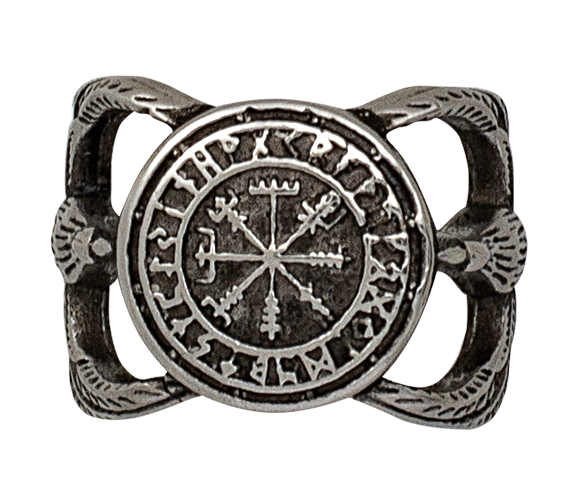 Anillo en acero Sello Templario