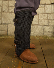 Grebas cota de malla acero ennegrecido, modelo Connor