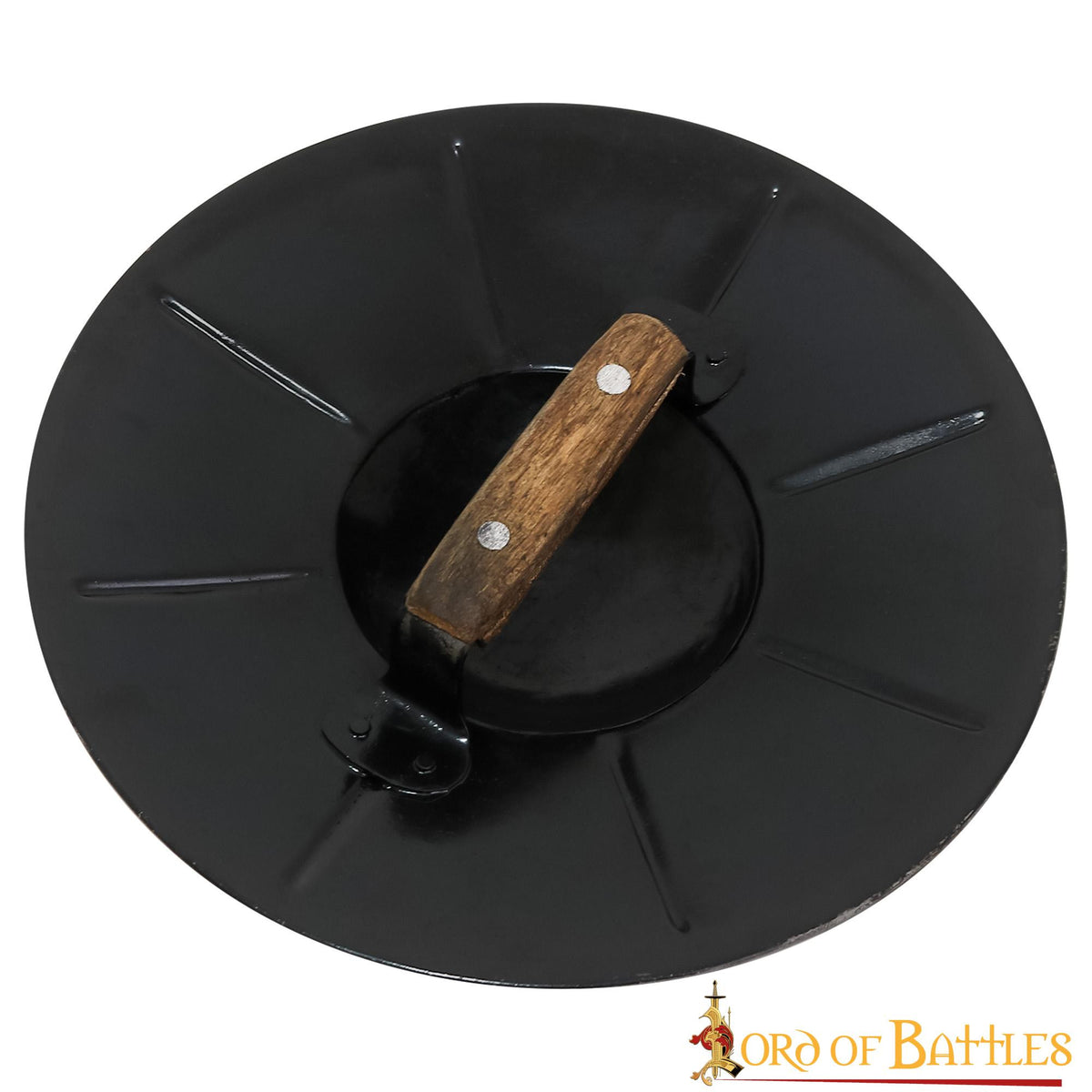 Broquel medieval funcional en acero (30,4 cm.)