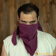 Bandana pirata algodón burdeos
