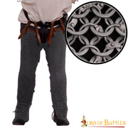 Pantalón cota de malla aluminio (10 mm.)