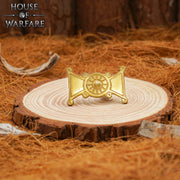 Decoración vikinga latón macizo
