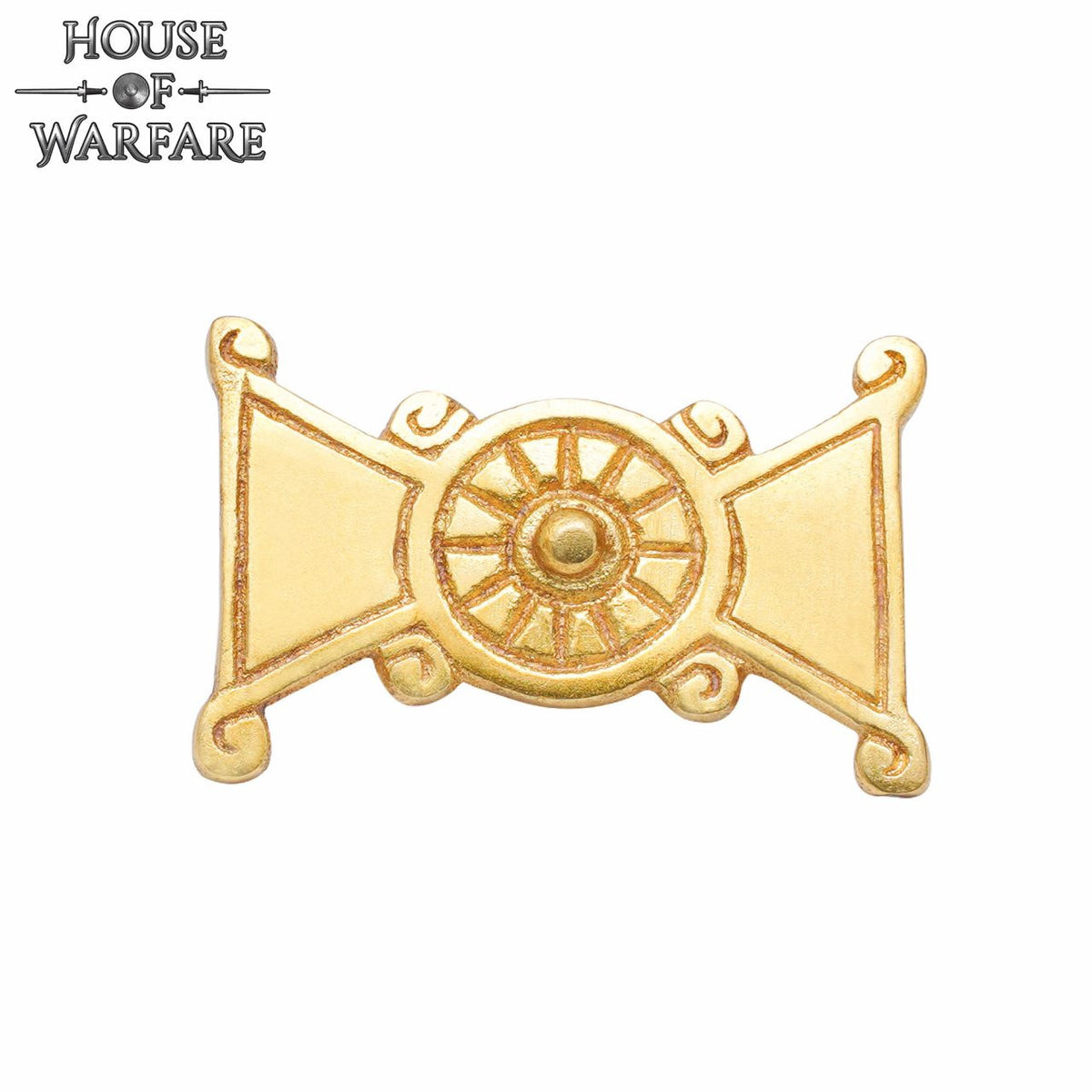 Decoración vikinga latón macizo