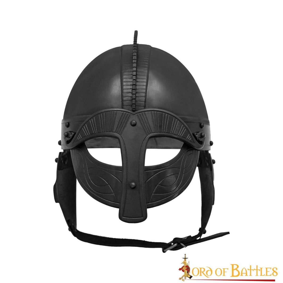 Casco vikingo estilo Vendel con forro acolchado