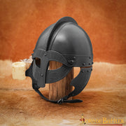 Casco vikingo estilo Vendel con forro acolchado