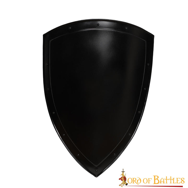 Escudo negro liso para pintar (60,9 cm.)