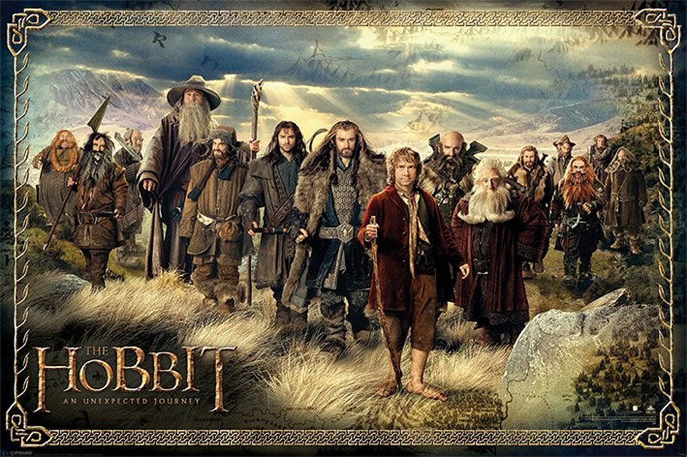 Póster El Hobbit, un viaje inesperado, 61x91 cms.