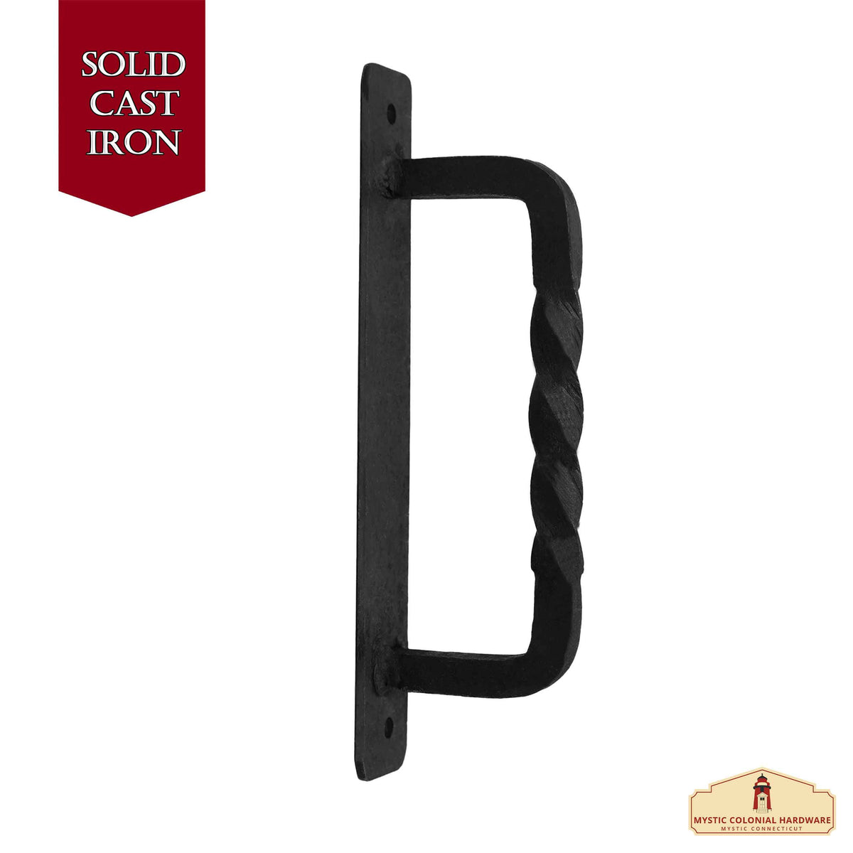 Tirador hierro puerta de castillo medieval (16,2 cm.)