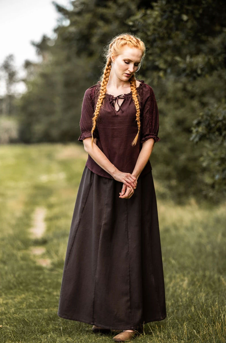 Blusa medieval lazos