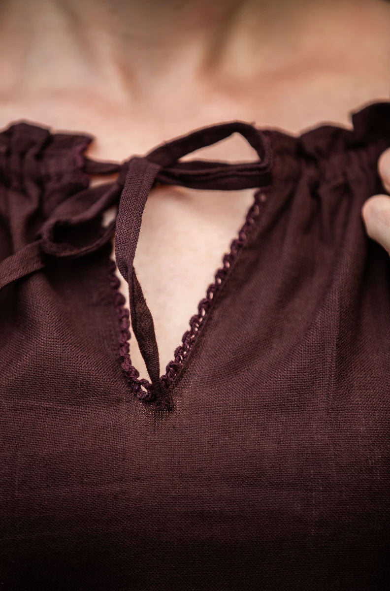 Blusa medieval lazos