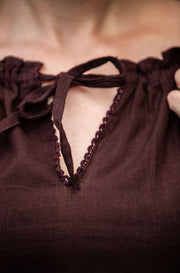Blusa medieval lazos
