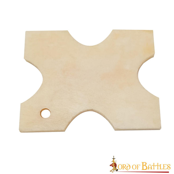 Tablita decorativa de hueso ( 3,8 x 3,1 cm)