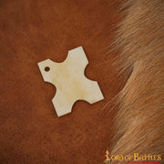 Tablita decorativa de hueso ( 3,8 x 3,1 cm)