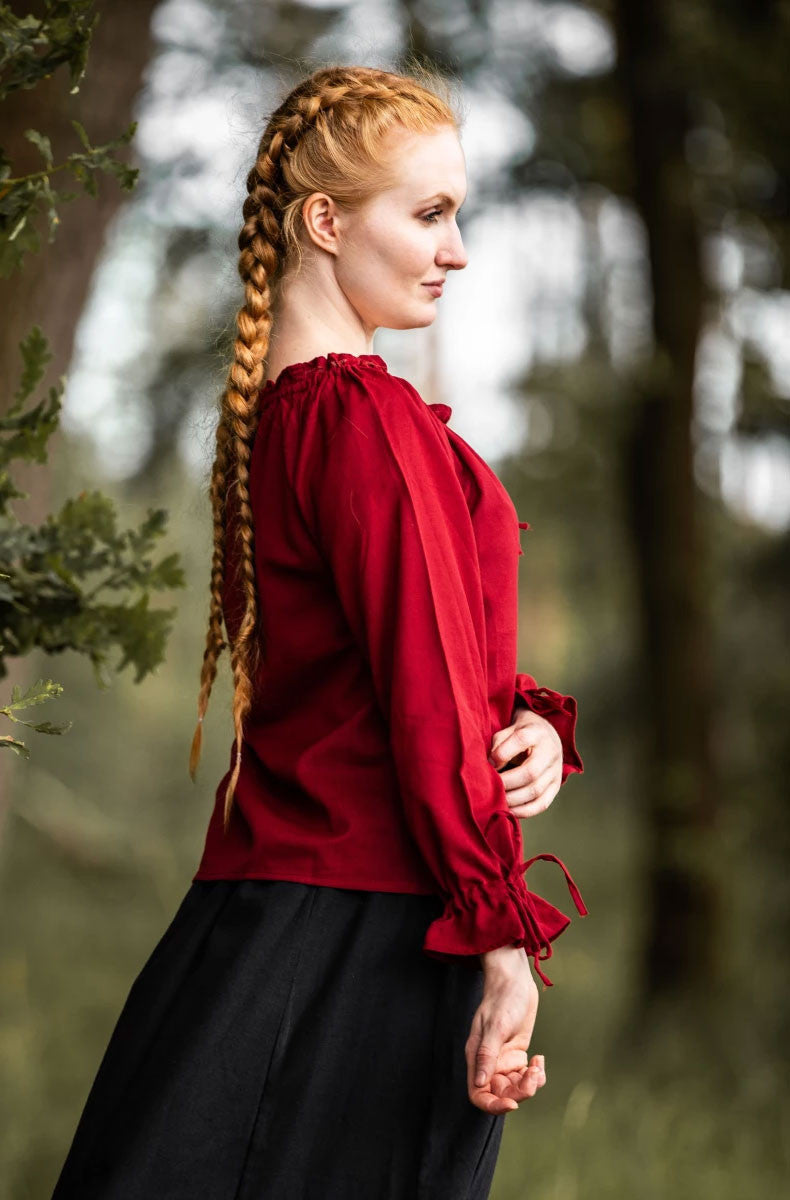Blusa medieval manga larga