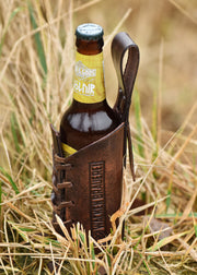Porta botellas de cerveza de 0,33 l. en marrón